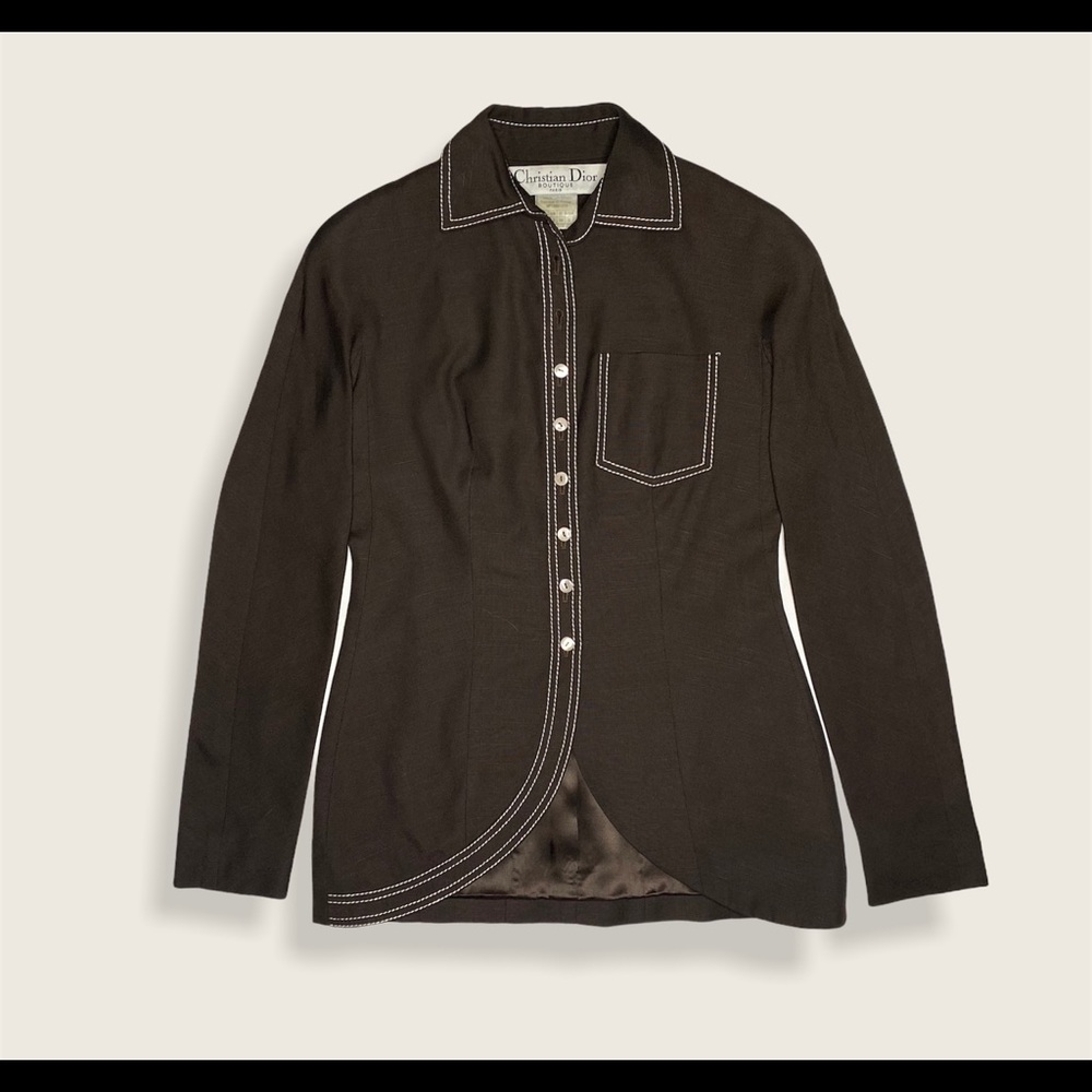 Dior Brown Blazer Vintage